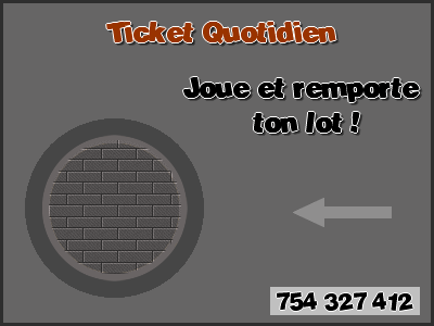 Ticket : Ticket Quotidien Ticket11